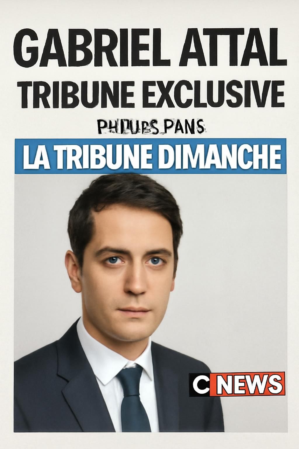 découvrez la tribune exclusive de gabriel attal publiée dans la tribune dimanche et reprise par cnews, offrant un éclairage unique sur les enjeux actuels.