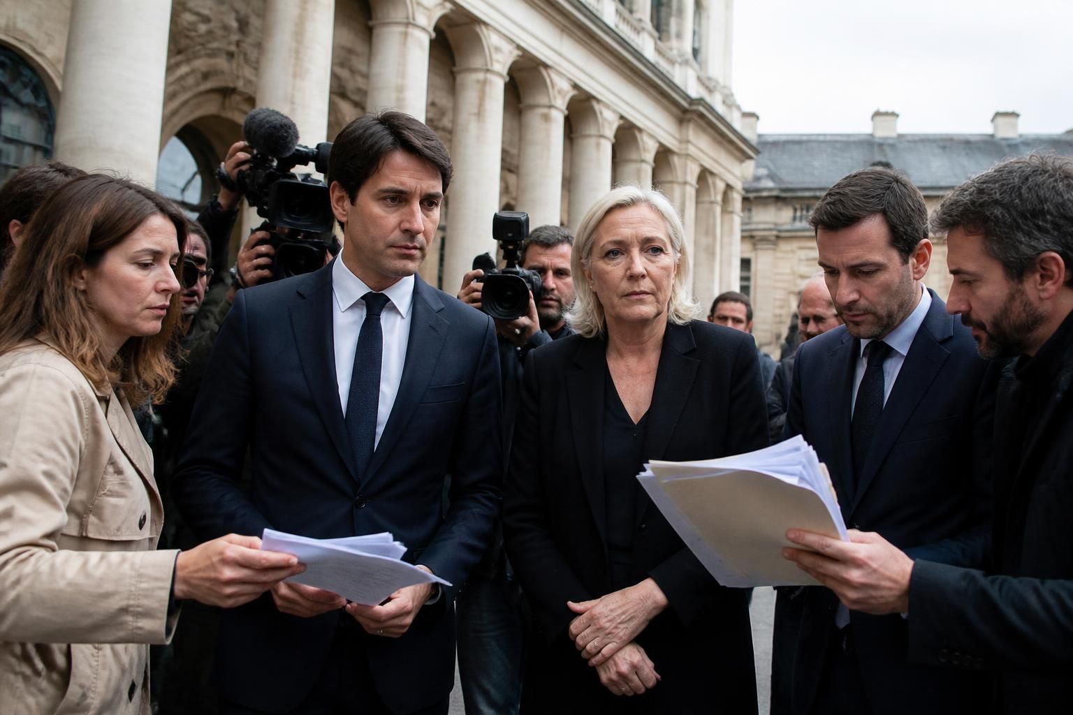 découvrez les détails de l'ordonnance de référé consultée par la presse concernant gabriel attal et marine le pen au tribunal judiciaire de paris, ainsi que le communiqué d'appel du parti renaissance.