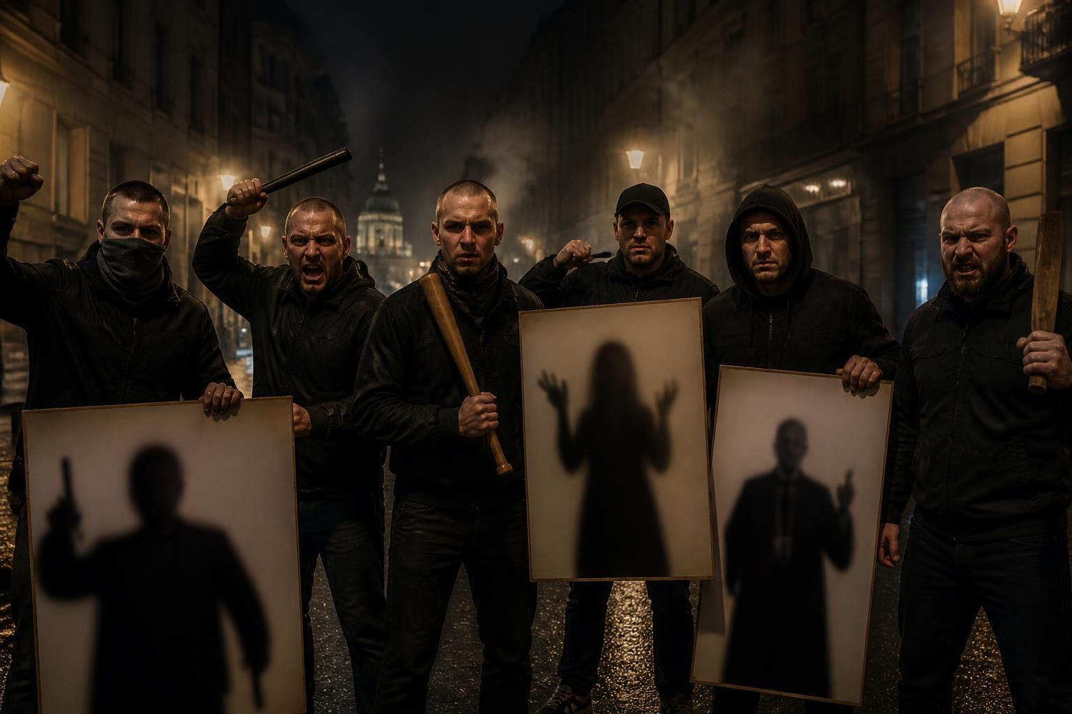 jusqu'à sept ans de prison requis contre six militants d’extrême droite à paris pour incitations à la violence extrême ciblant enseignants, journalistes et juges.