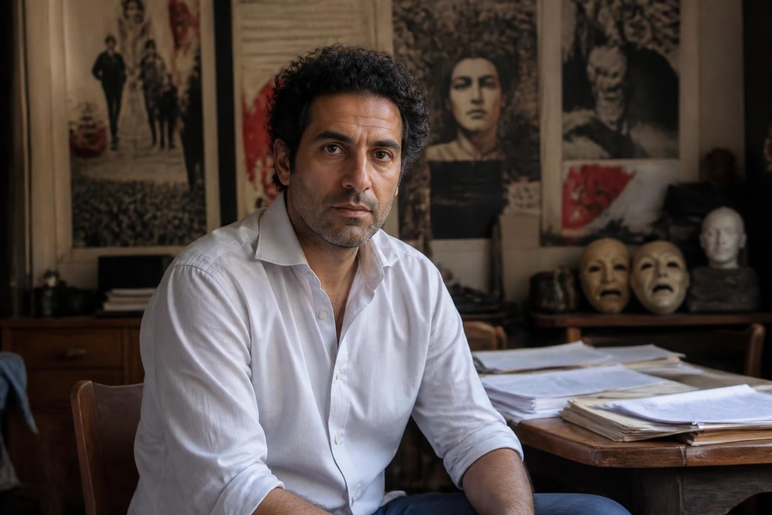 découvrez 'le fascisme, un héritage personnel' par kheireddine lardjam, un metteur en scène engagé qui dénonce fermement l'extrême droite à travers son art et son engagement personnel.