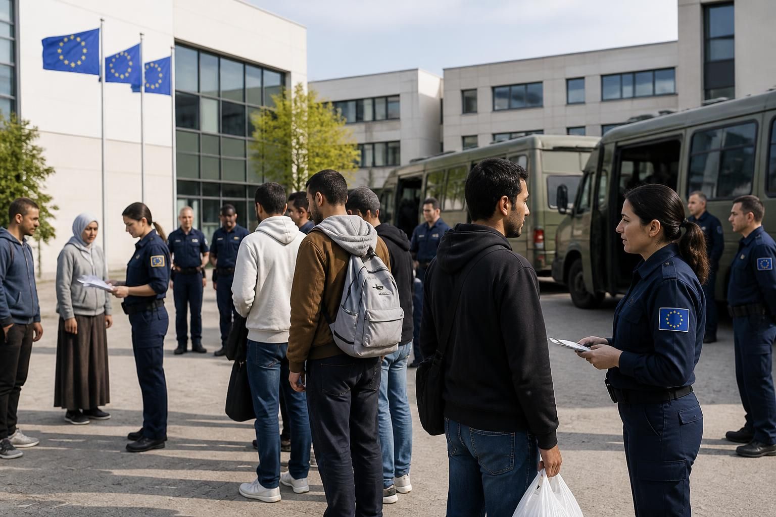 l'europe instaure des « hubs de retour » pour gérer les flux migratoires, une initiative soutenue par le rassemblement national.