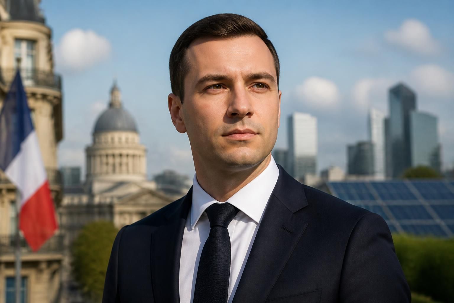 découvrez comment jordan bardella incarne l'alliance entre l'identité nationale et le dynamisme économique au sein du rassemblement national pour la présidentielle 2027.