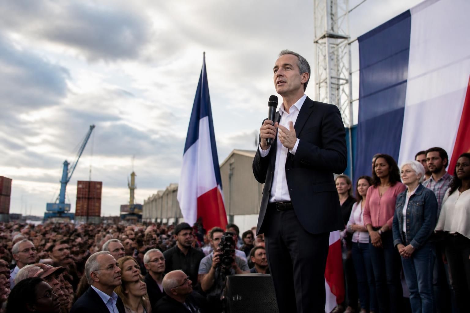 raphaël glucksmann lance officiellement place publique lors d’un meeting aux docks d'aubervilliers, une annonce confirmée par franceinfo.