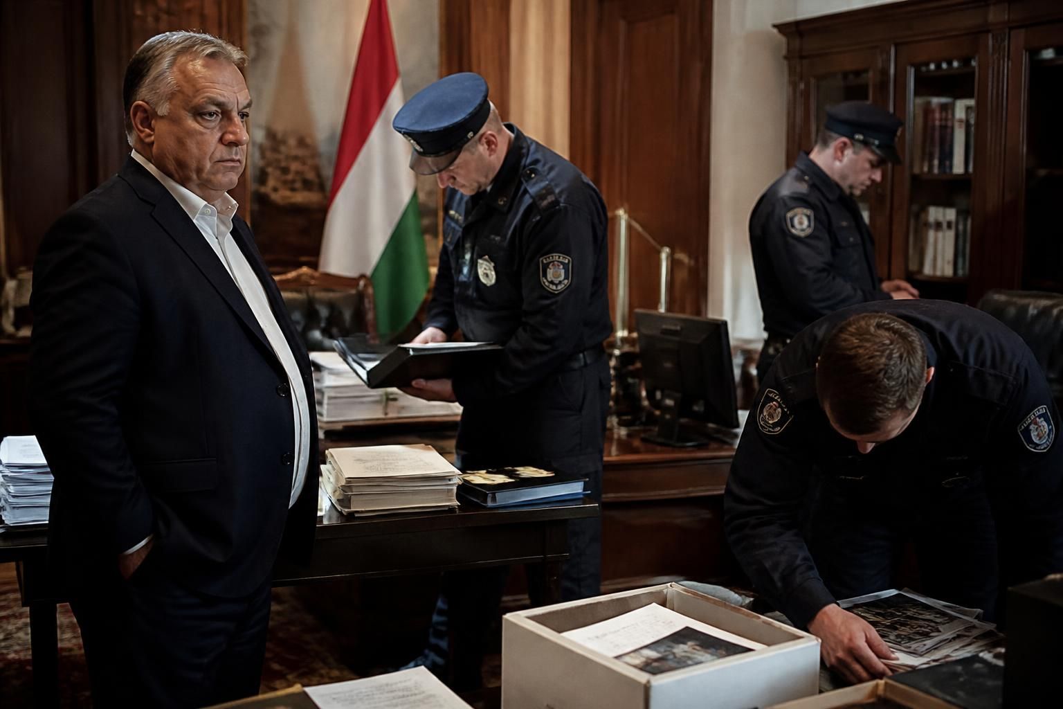 viktor orbán dénonce une perquisition ciblée contre son parti, qu'il qualifie de procédure judiciaire à visée politique, suite à des accusations de détournement de fonds.