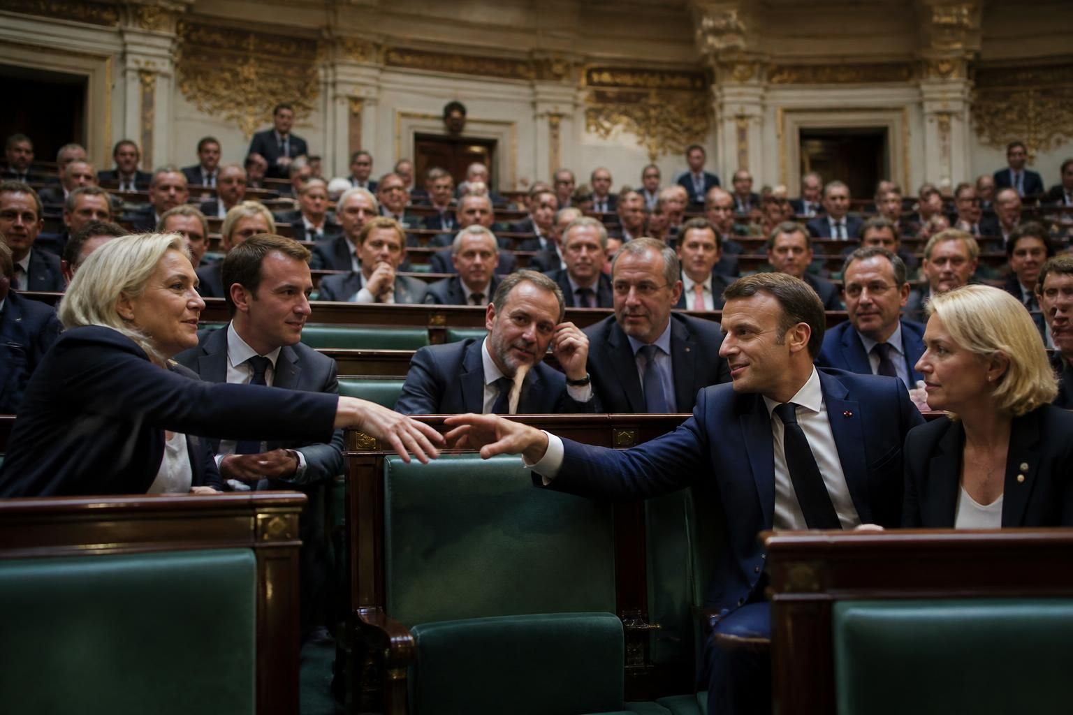 découvrez comment le rassemblement national joue un rôle crucial en tant que partenaire de la macronie pour faire adopter les lois à l’assemblée nationale.