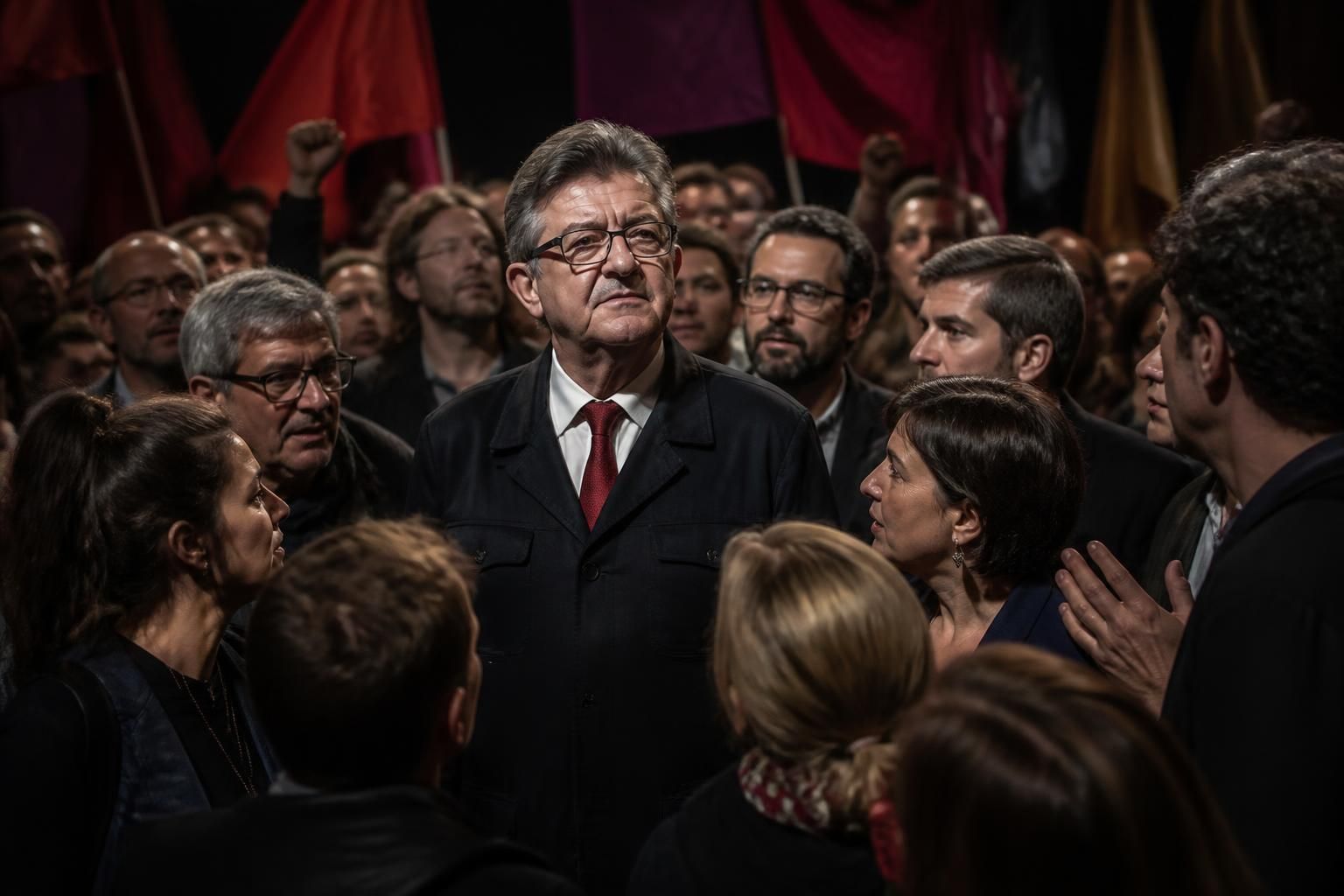 découvrez comment mélenchon intensifie sa lutte pour diriger la gauche française et façonner son avenir politique.