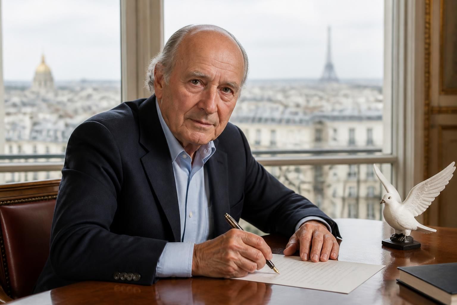 roland nivet, porte-parole du mouvement de la paix, envoie une lettre ouverte au président de la république pour exprimer ses préoccupations face à la crise en cisjordanie et appeler à des actions pacifiques.
