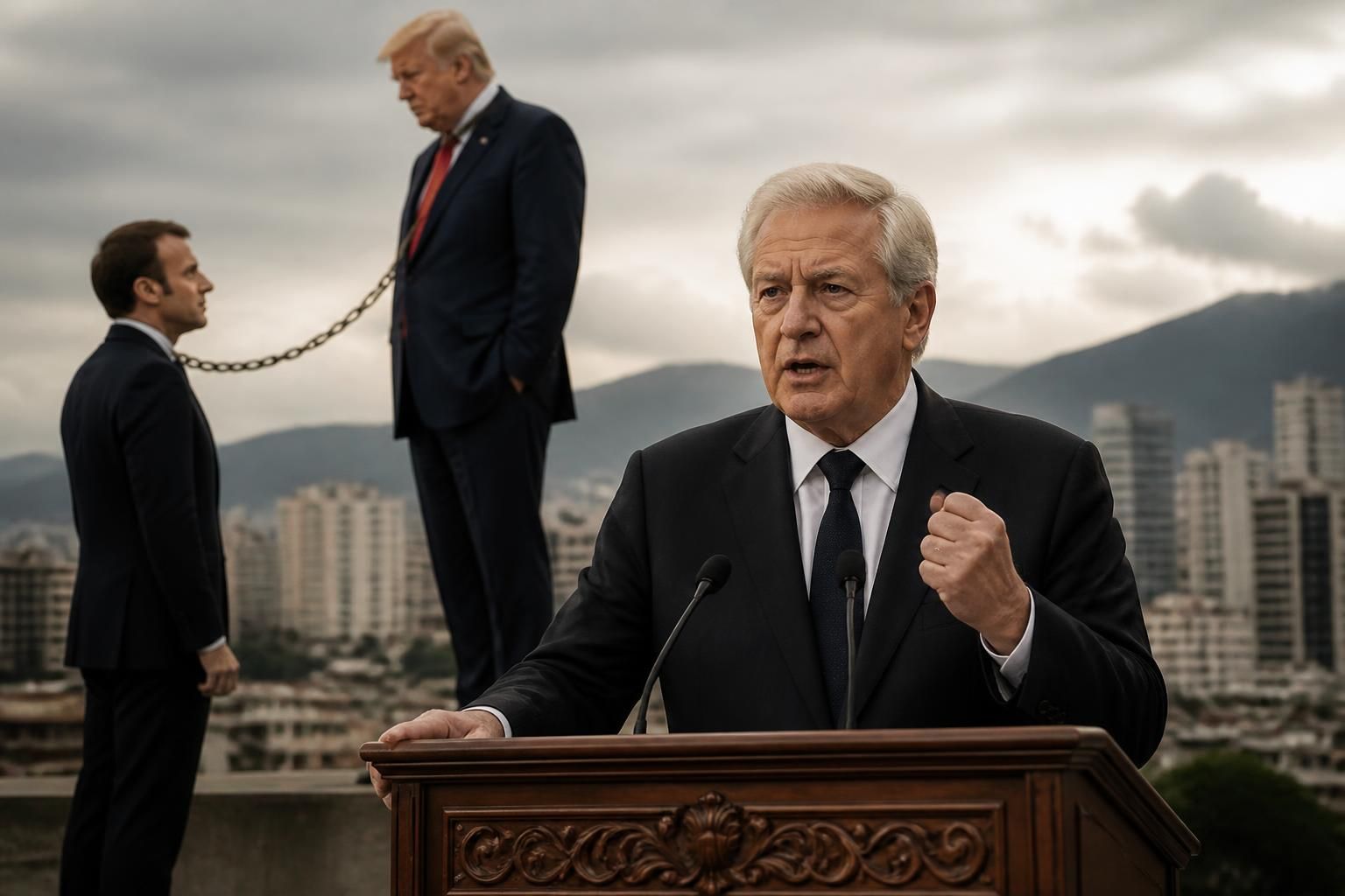 découvrez les critiques de villepin qui dénonce la « soumission » de macron envers trump dans le contexte des relations entre la france et le venezuela.