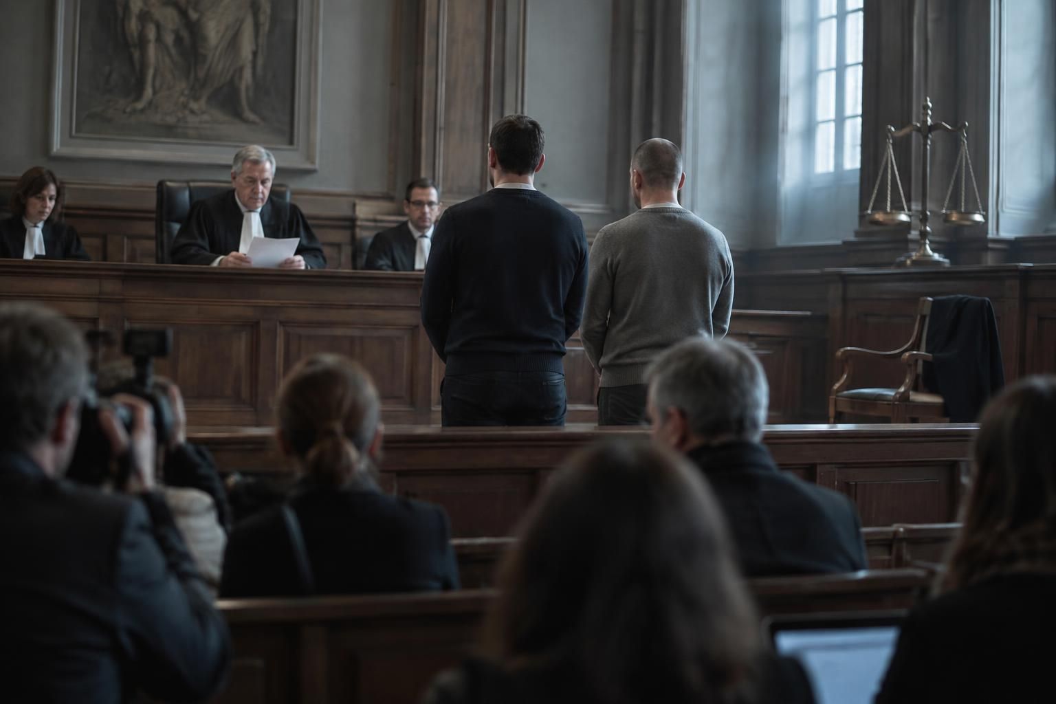 dans l’affaire de l’assassinat de federico aramburu, romain bouvier et loïk le priol attendent le verdict après s’être fait justice eux-mêmes.