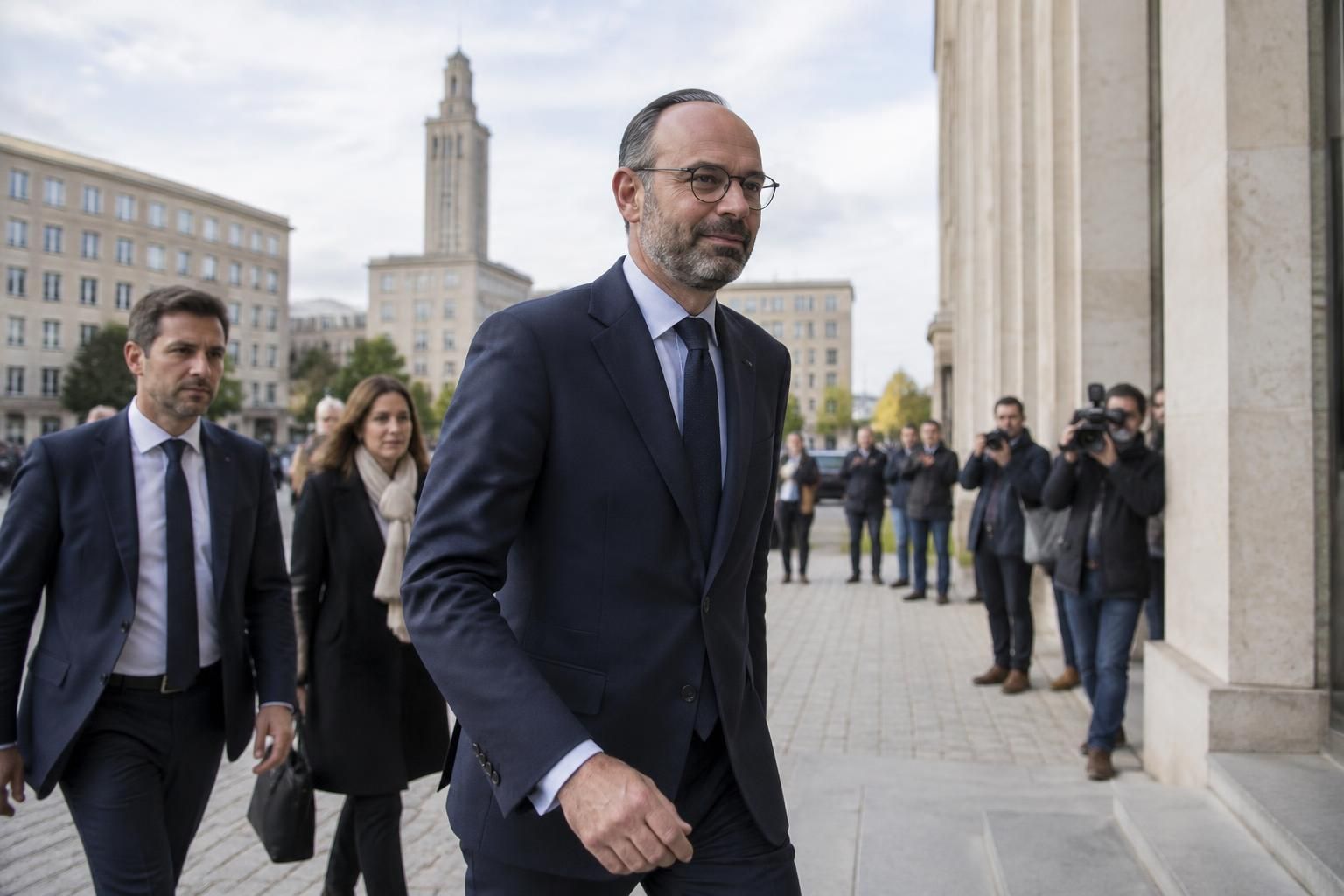 édouard philippe se rend au havre pour le conseil municipal d’installation, une séance consacrée à la mise en place de la nouvelle équipe municipale.
