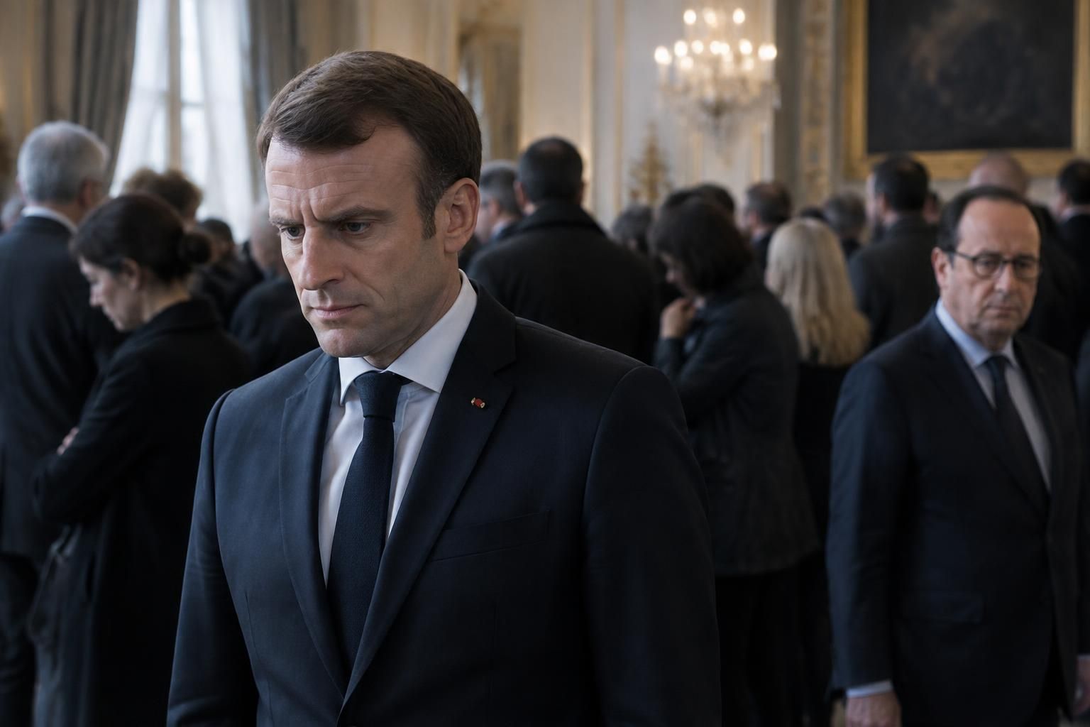 emmanuel macron atteint 82 % d’opinions défavorables, un record d’impopularité dépassé uniquement par françois hollande.