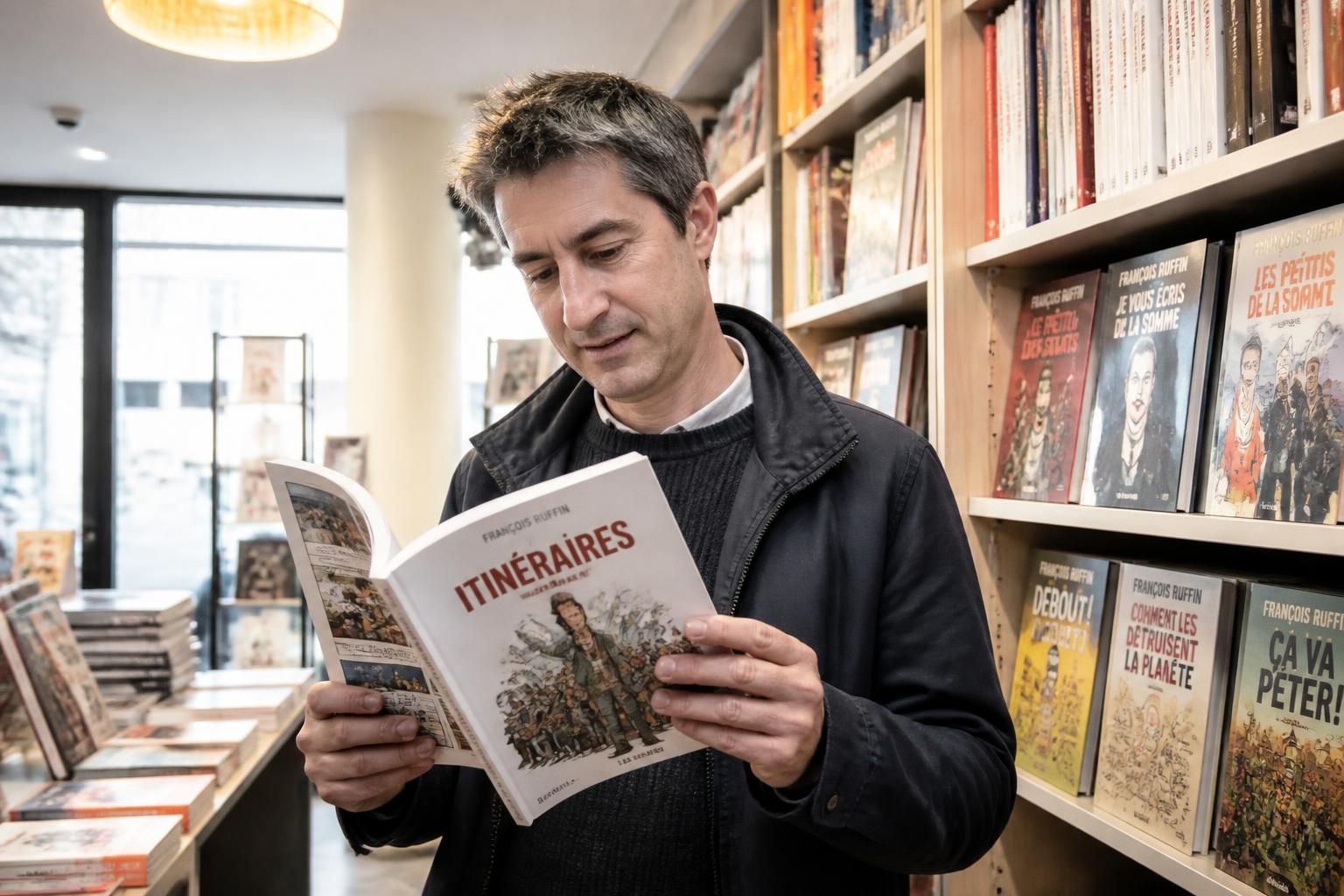 découvrez la bande dessinée de françois ruffin publiée chez les arènes, un voyage captivant au cœur de son univers engagé et artistique.