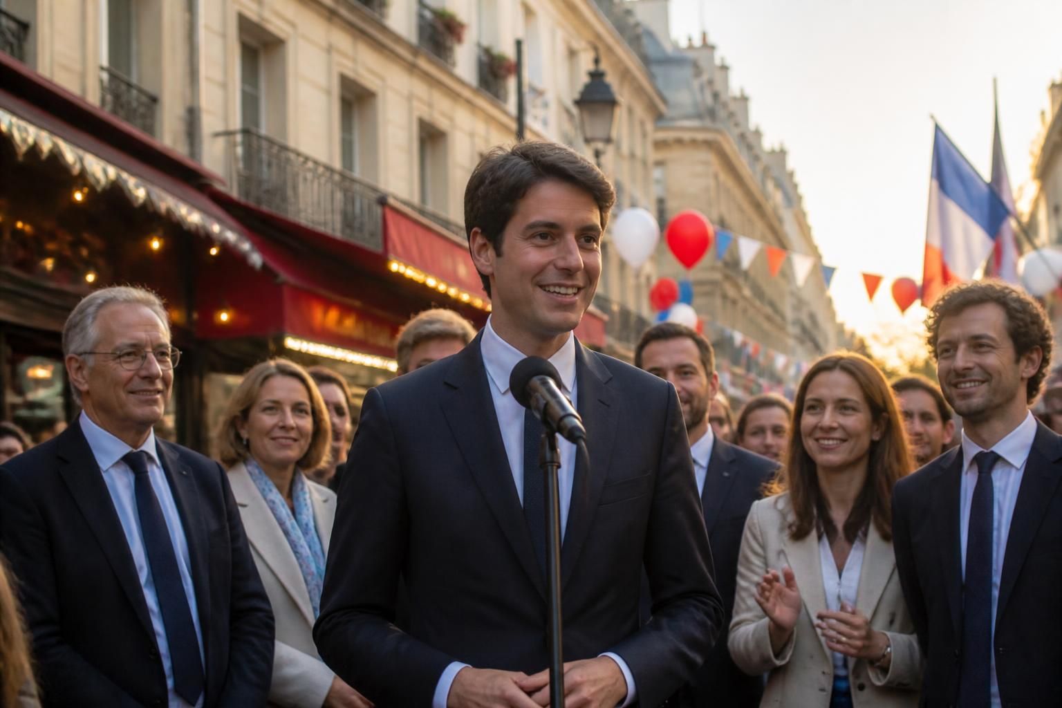 gabriel attal lance l'opération 1 000 bistrots avec une vidéo événement diffusée sur ses réseaux sociaux, mettant en lumière le soutien à ces lieux emblématiques.