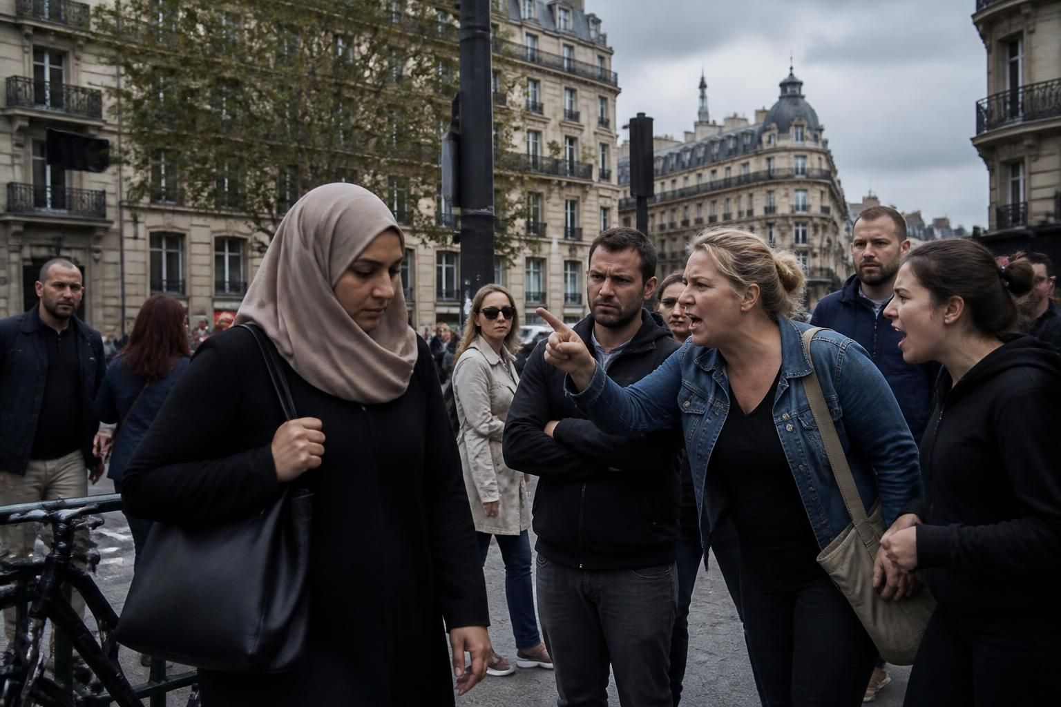 analyse de la reprise des positions islamophobes traditionnelles du rassemblement national à travers son opposition à la présence du voile dans l’espace public.