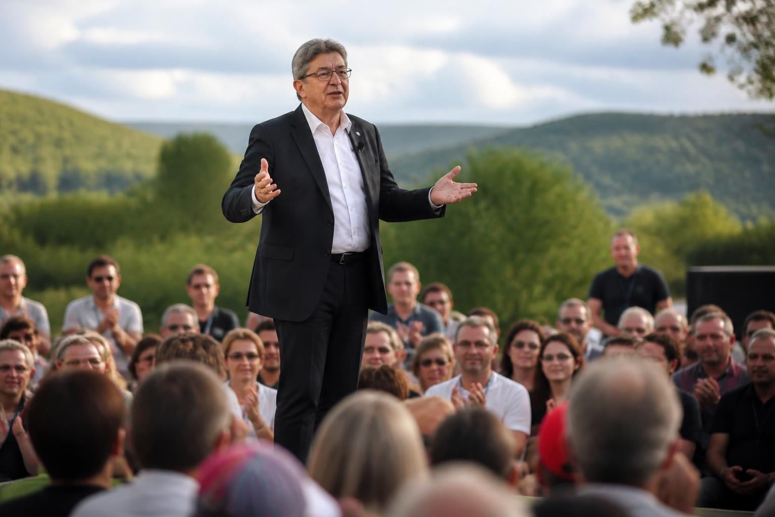 découvrez le discours de clôture inspirant de jean-luc mélenchon aux amfis d'été de la france insoumise à châteauneuf-sur-isère, un moment fort d'engagement et d'espoir pour l'avenir.