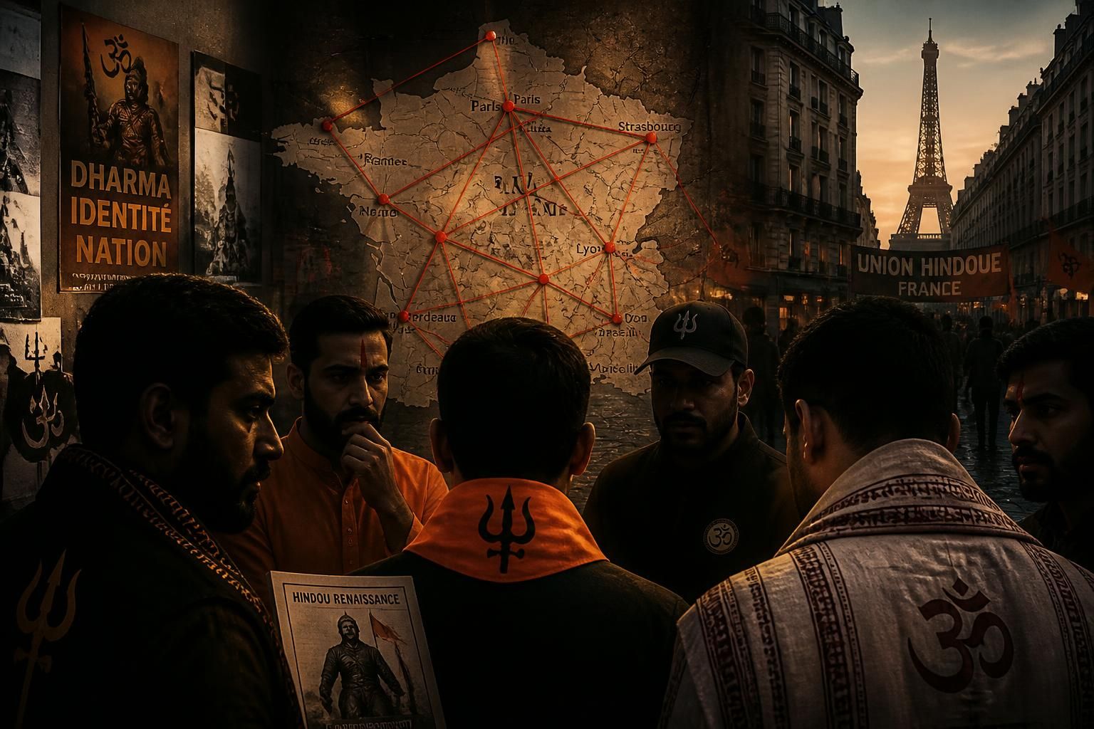 analyse approfondie de la montée des réseaux de l’extrémisme hindou en france, leurs influences et implications pour la société française.