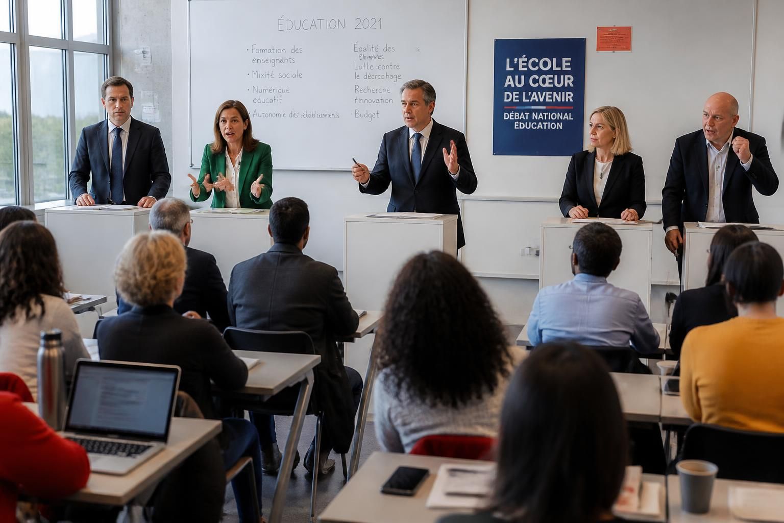 découvrez comment les candidats à la présidentielle 2027 cherchent à capter l'attention des enseignants et quelles sont leurs propositions pour le secteur éducatif.