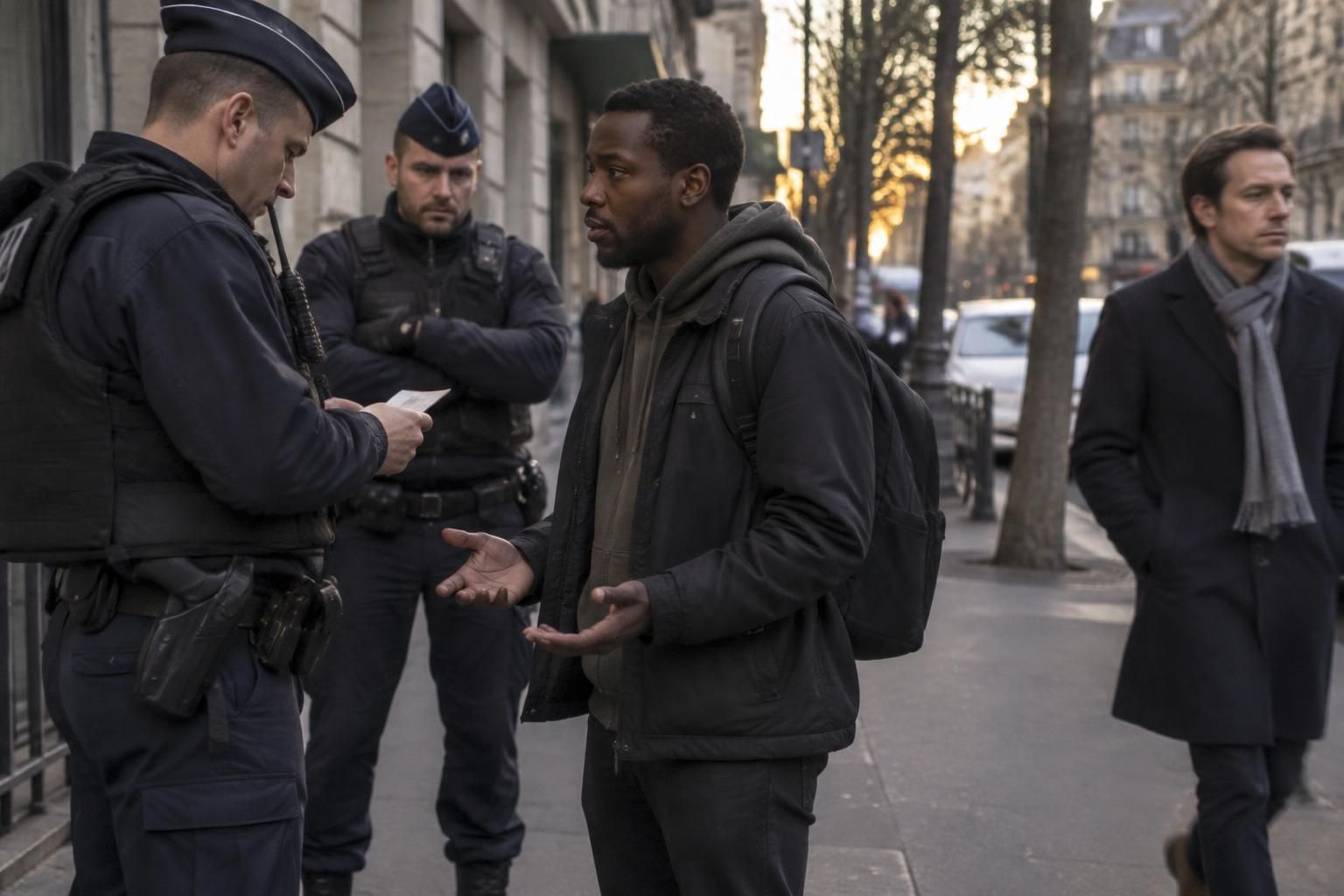 comment le racisme policier transforme l’origine en présomption de culpabilité, et quelles conséquences cela entraîne pour les personnes ciblées.