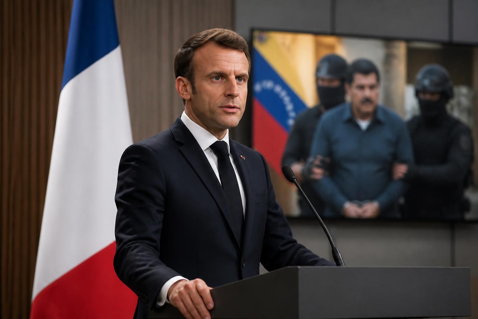 Venezuela : la prise de position de Macron face à l’arrestation de Maduro découvrez la réaction de macron concernant l'arrestation de maduro au venezuela et son impact sur la scène internationale.