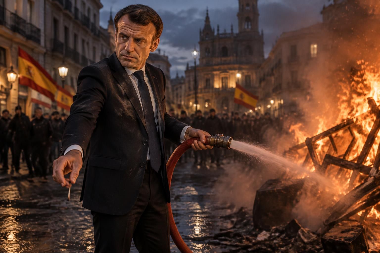 en espagne, emmanuel macron défend son bilan face à l’extrême droite. son action apaise-t-elle les tensions ou attise-t-elle les divisions ?