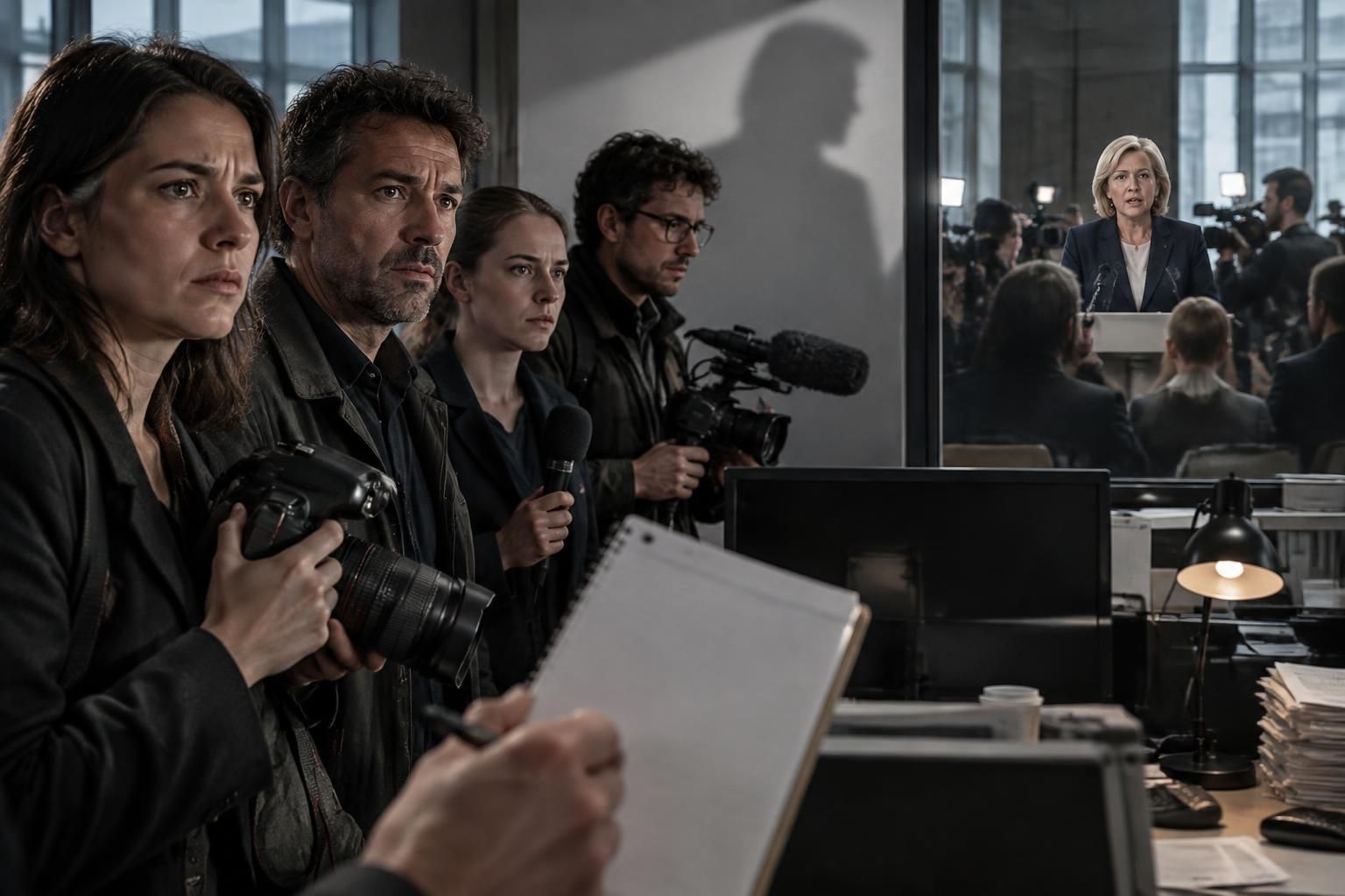 les sociétés de journalistes alertent sur les menaces de marine le pen contre la profession et s’inquiètent des conséquences pour la liberté de la presse.