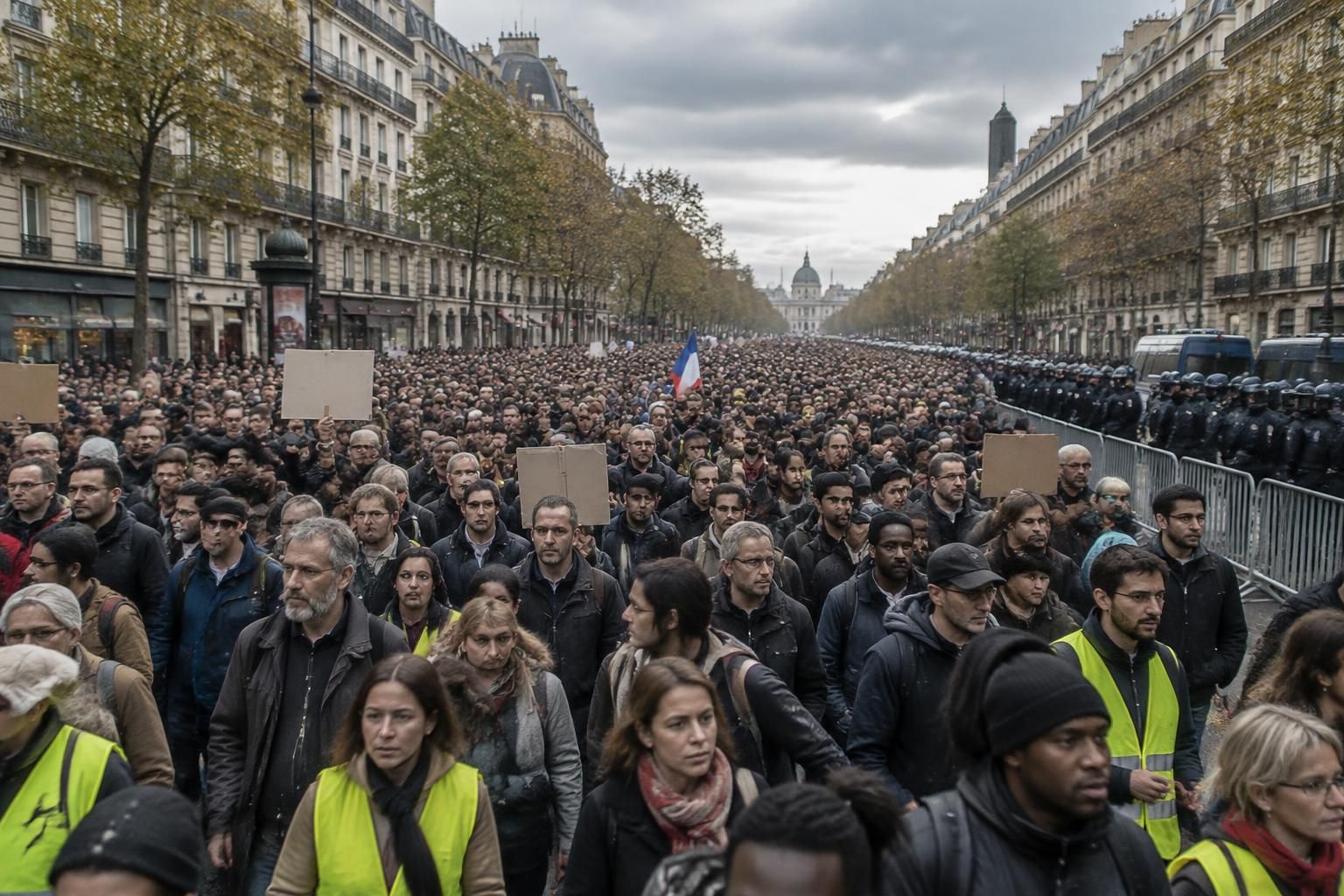 pouvoir d’achat : 300 000 manifestants défilent dans la rue. une rentrée sociale s’annonce sous haute tension.
